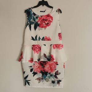Sleeveless Peplum dress